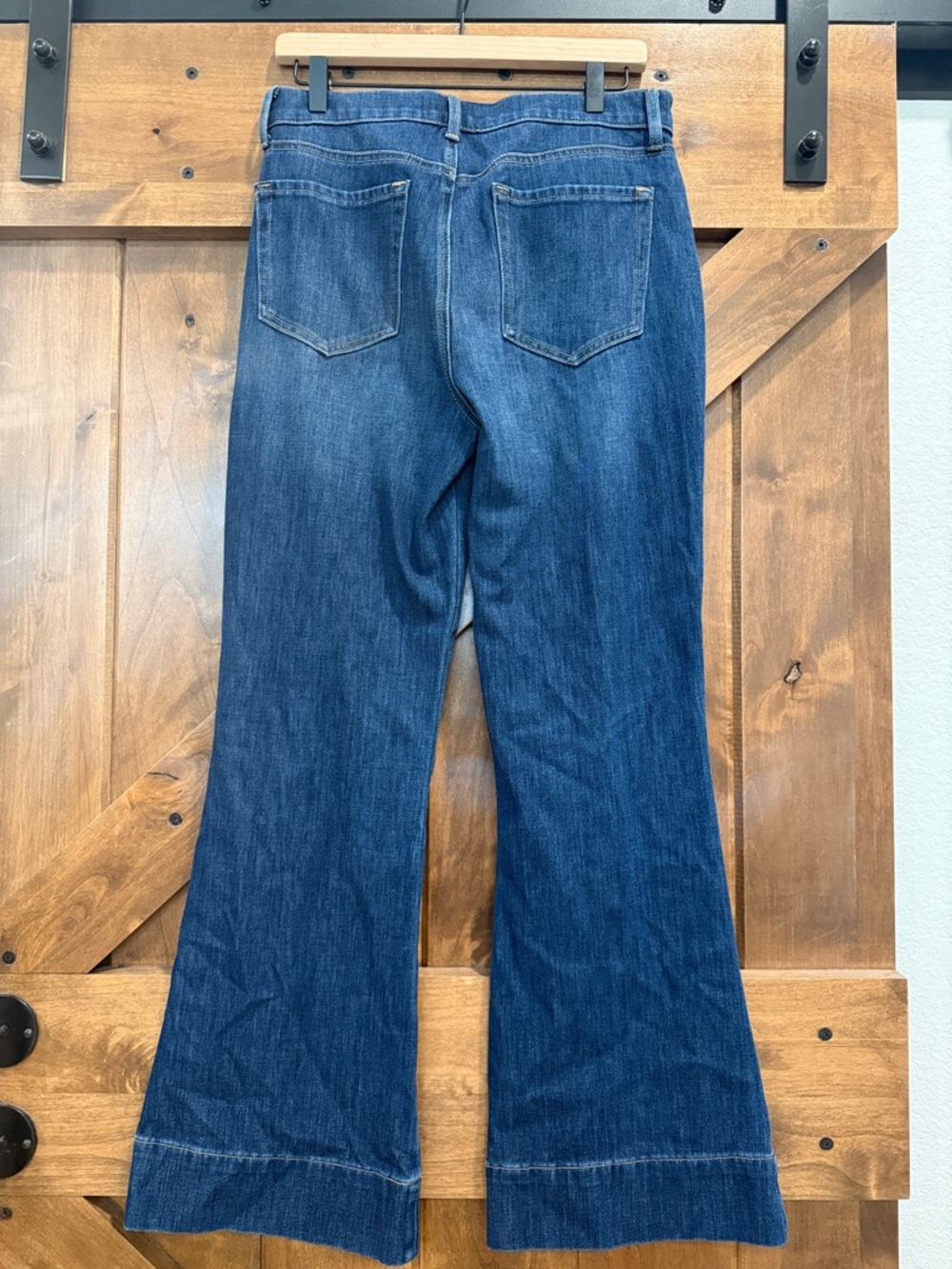 Level 99 Dark Blue Wide Leg Jeans Size 30 - Picture 3 of 6